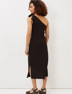 Dresses^Phase Eight Adelyn One Shoulder Maxi Dress Chocolate