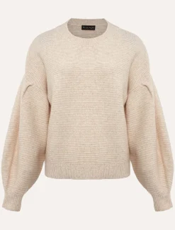 Knitwear^Phase Eight Afia Bell Sleeve Knitted Jumper Oatmeal