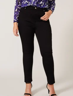 Jeans^Phase Eight Alex Slim Leg Jean Black
