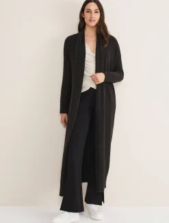 Knitwear^Phase Eight Alexa Maxi Cardigan Charcoal