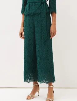 Trousers & Shorts^Phase Eight Aliza Lace Co-Ord Trousers Pine