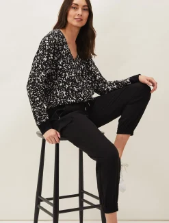 Trousers & Shorts^Phase Eight Alora Soft Jogger Black