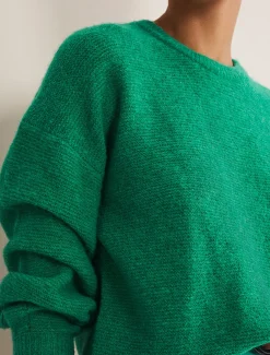 Knitwear^Phase Eight Amiah Mohair Knitted Jumper Bright Green