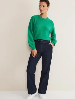 Knitwear^Phase Eight Amiah Mohair Knitted Jumper Bright Green