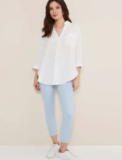 Trousers & Shorts^Phase Eight Amina Jegging Long Soft Blue