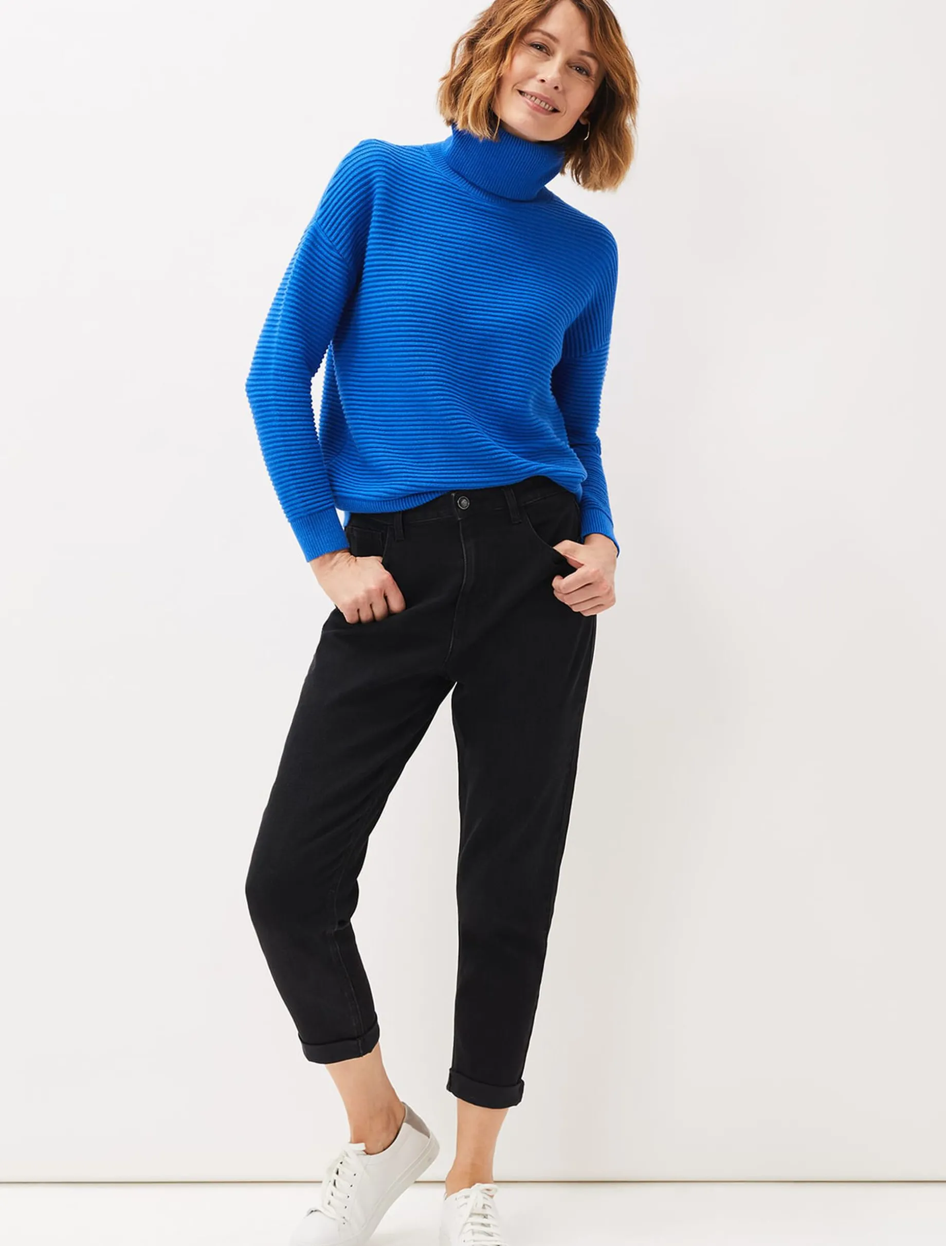 Jeans^Phase Eight Angelina Girlfriend Jeans Black