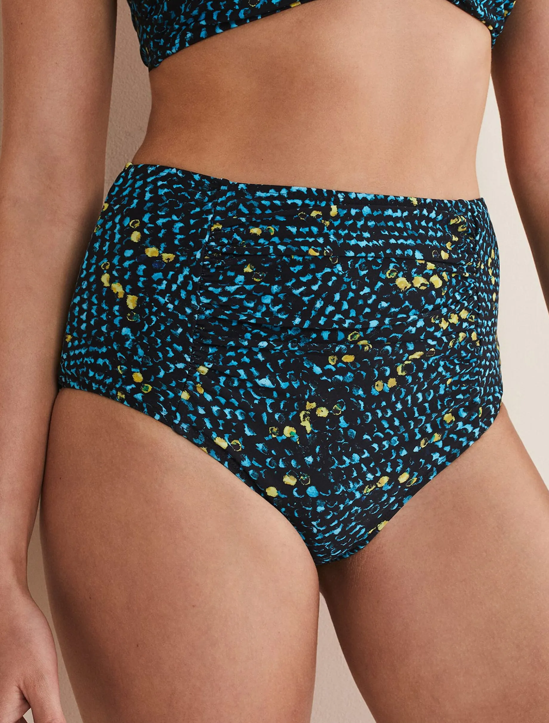 Swimwear^Phase Eight Animal Bikini Bottom Blue Multi
