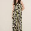 Dresses^Phase Eight Aubrey Abstract Wide Leg Jumpsuit Olive/Black
