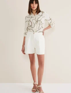 Trousers & Shorts^Phase Eight Auden Suit Shorts Cream