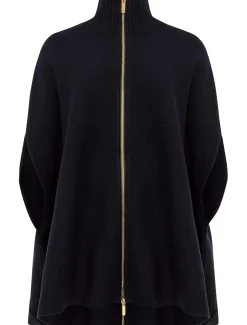 Coats^Phase Eight Avan Double Ended Zip Cape Navy