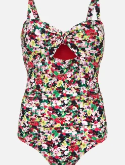 Swimwear^Phase Eight Ayara Ditsy Floral Swimsuit Pink Multi