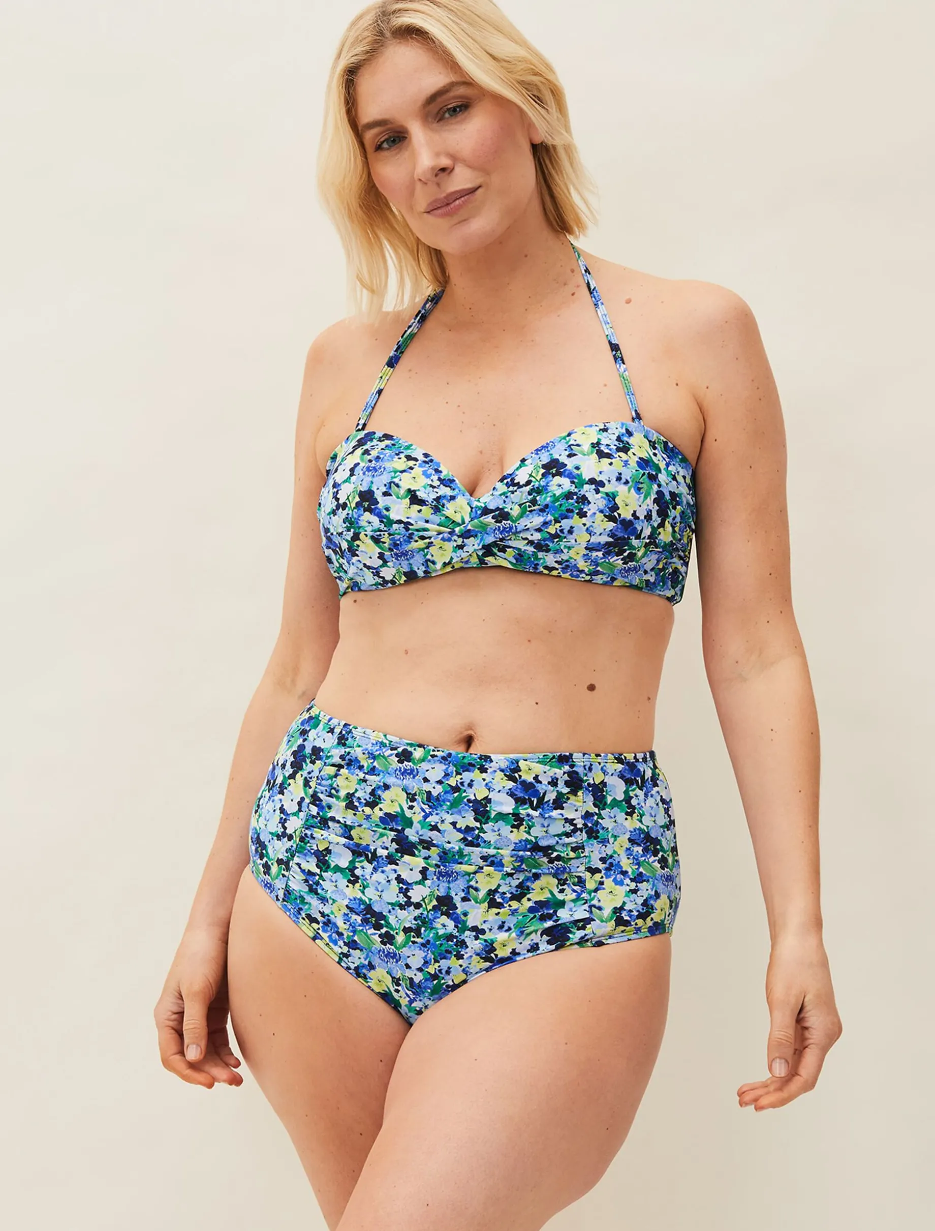 Swimwear^Phase Eight Ayra Ditsy Floral Bikini Top Blue/Multi