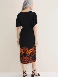 Skirts^Phase Eight Bellita Placement Skirt Black/Multi