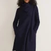 Coats^Phase Eight Bellona Knit Coat Navy