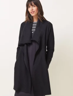 Coats^Phase Eight Bellona Knit Coat Black