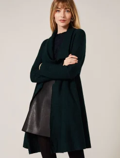 Coats^Phase Eight Bellona Knit Coat Pine