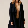 Coats^Phase Eight Bellona Knit Coat Navy