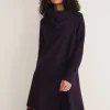 Coats^Phase Eight Bellona Knit Coat Blackcurrant