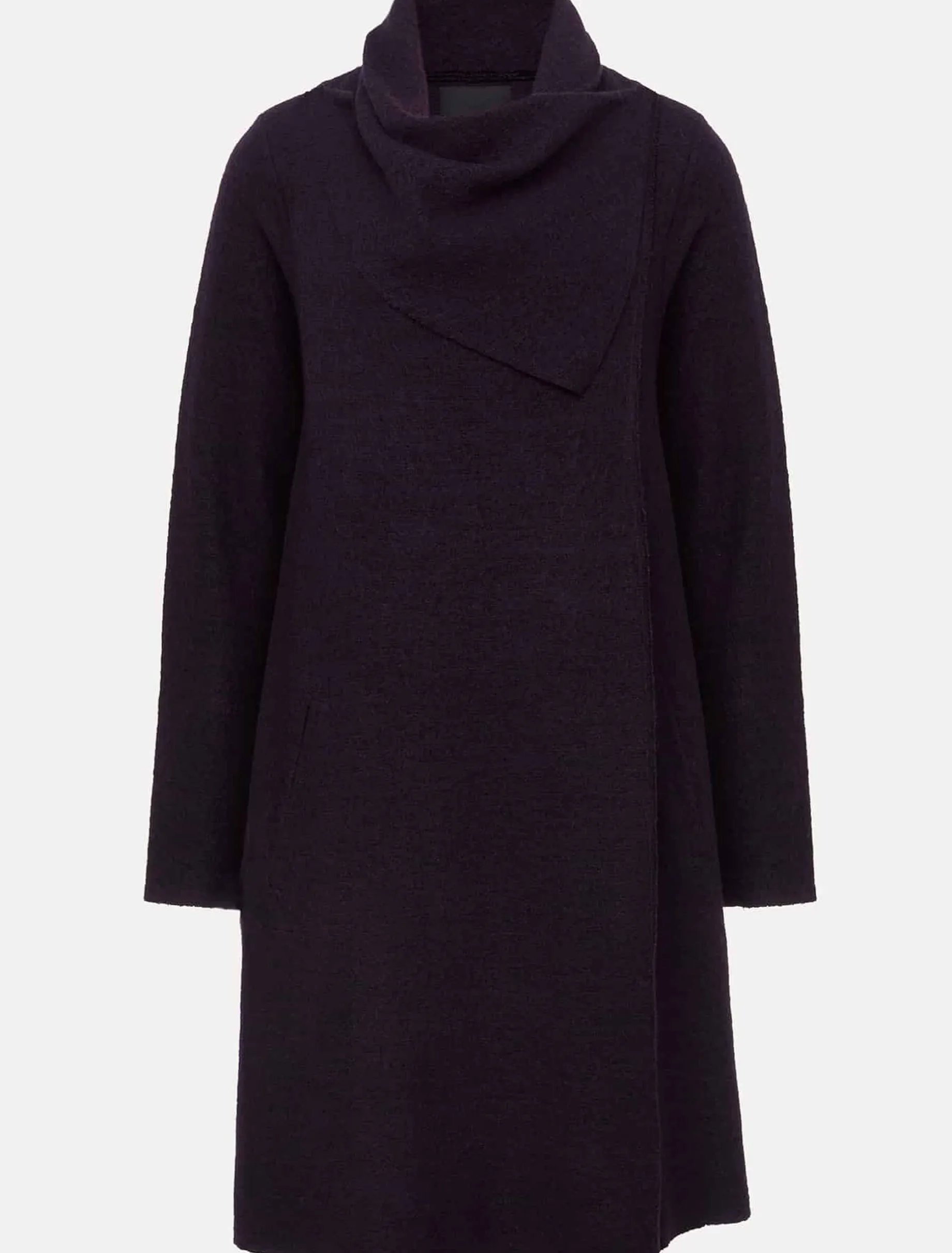 Coats^Phase Eight Bellona Knit Coat Blackcurrant