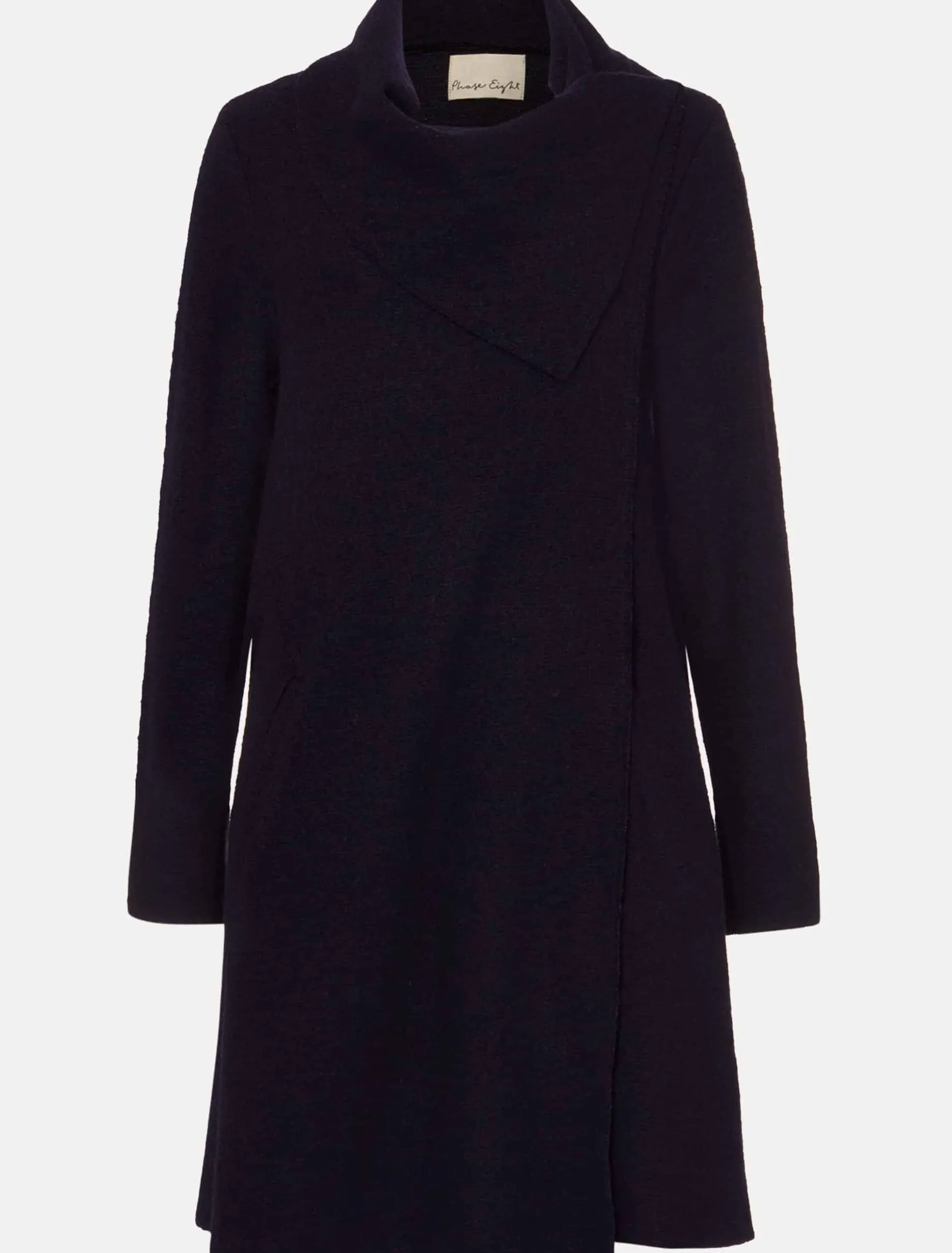 Coats^Phase Eight Bellona Knit Coat Navy