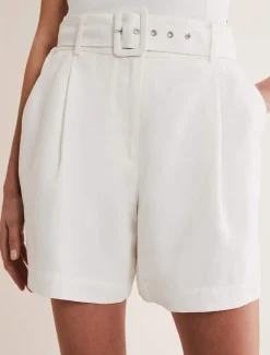Trousers & Shorts^Phase Eight Bianca Short Coord Ivory
