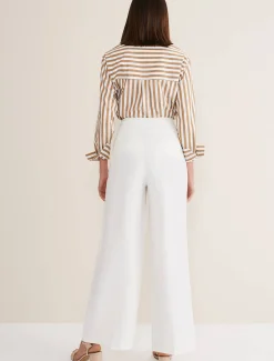 Trousers & Shorts^Phase Eight Bianca Wide Leg Suit Trousers Ivory