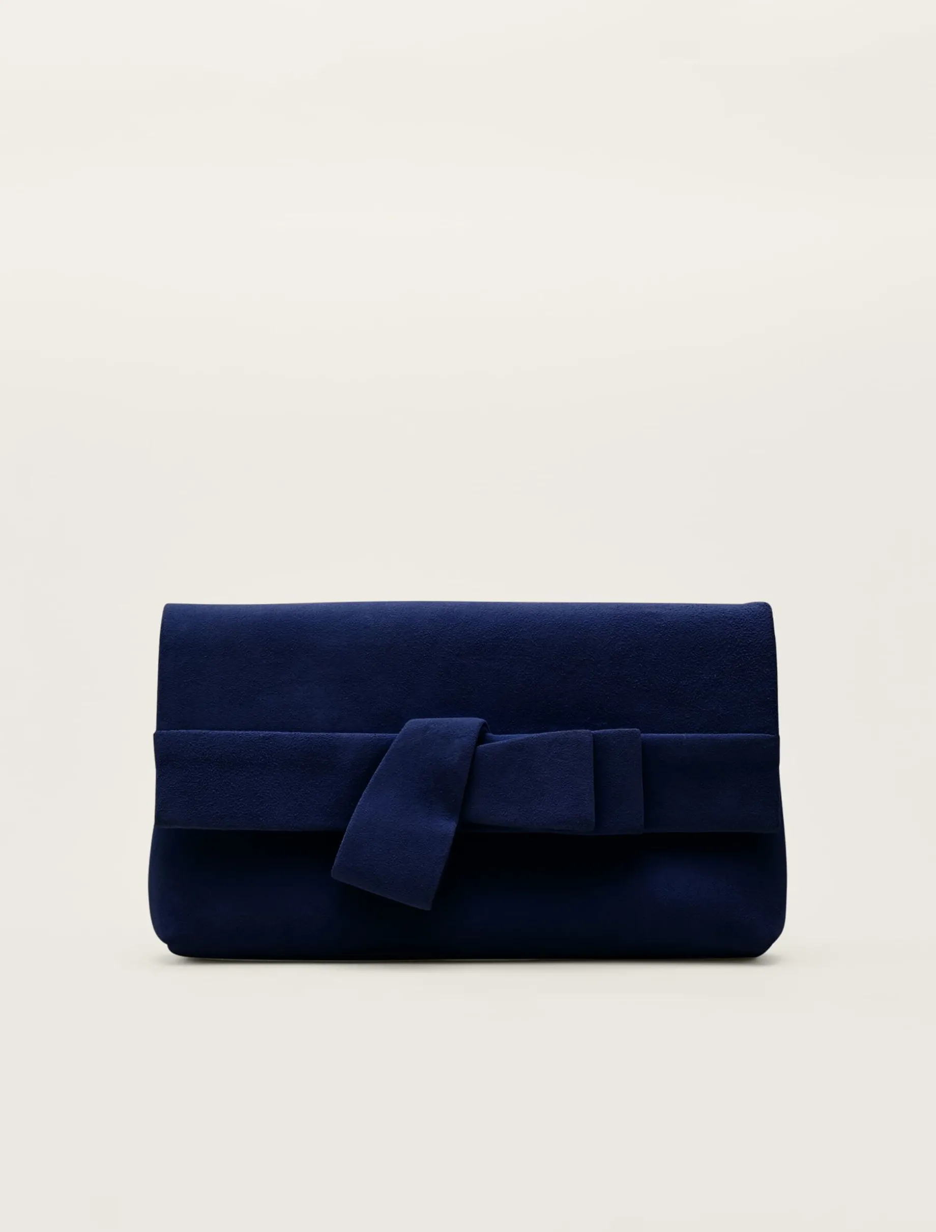 Bags^Phase Eight Bow Front Clutch Bag Deep Ocean