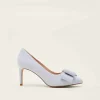 Occasion Shoes^Phase Eight Bow Front Court Shoe Sky Blue