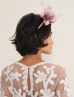 Fascinators & Hats^Phase Eight Bow Headband Antique Rose