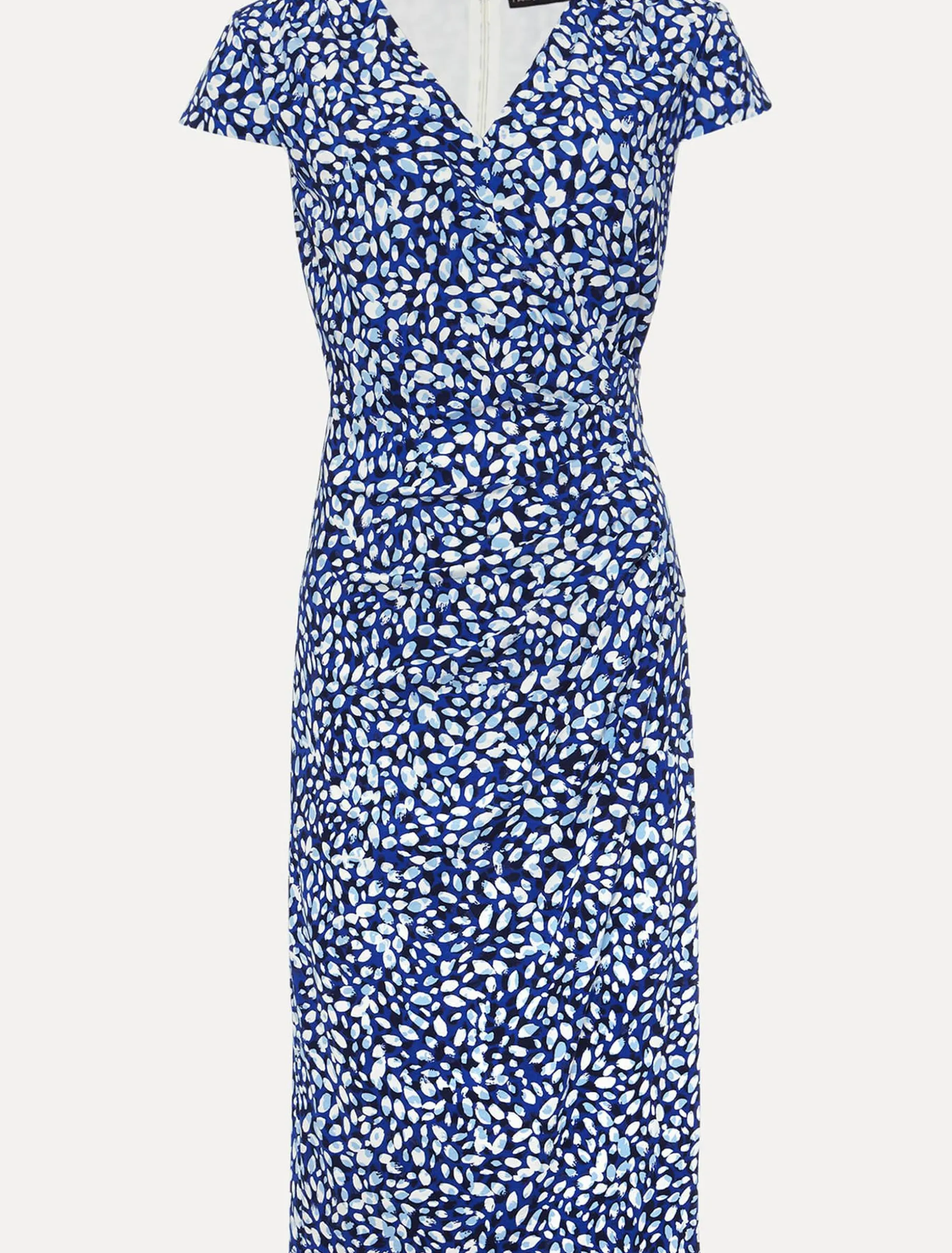 Dresses^Phase Eight Brooke Printed Wrap Dress Blue/Multi