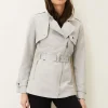 Coats^Phase Eight Cara Biker Coat Stone