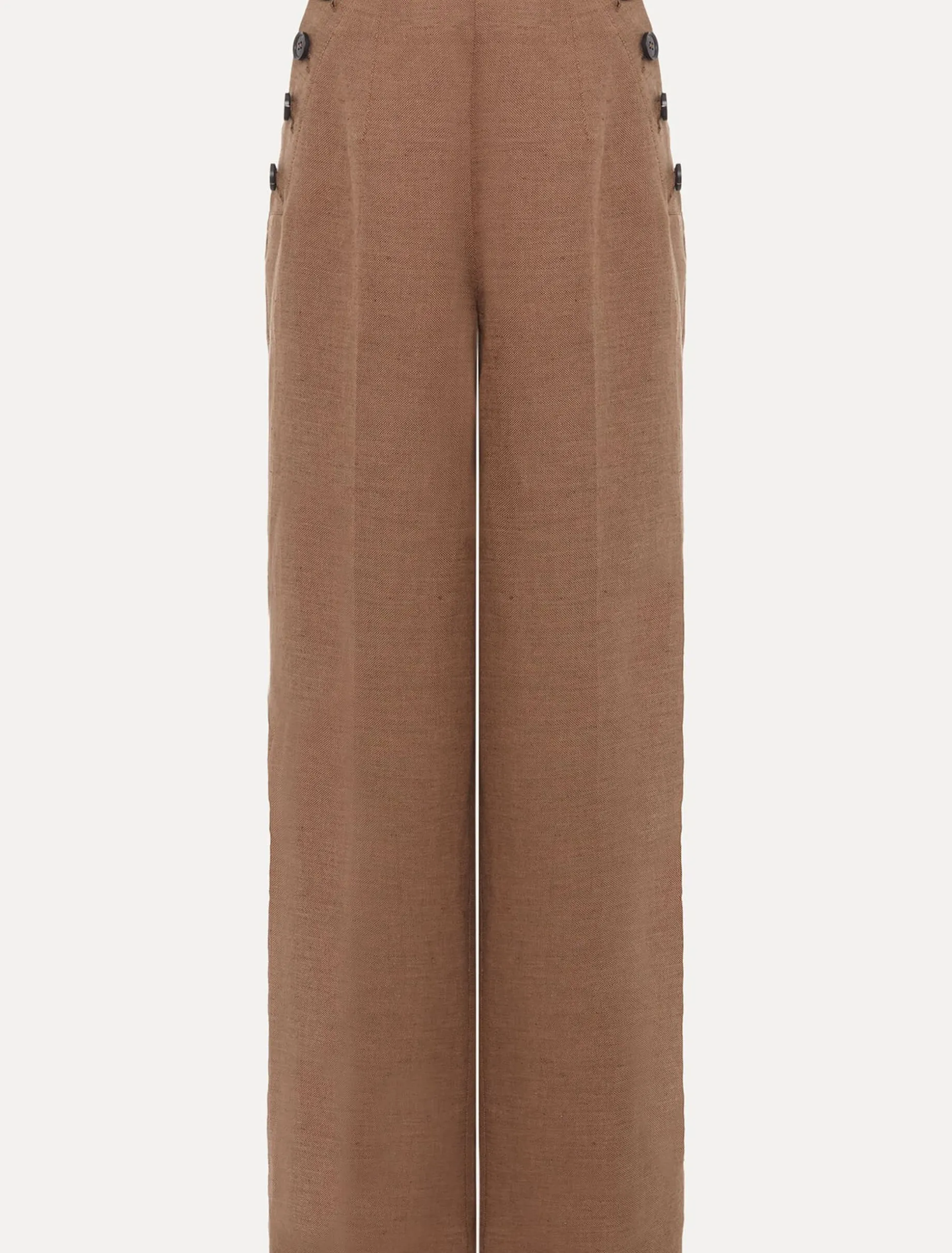 Trousers & Shorts^Phase Eight Cassandra Linen Trouser Brown