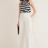 Trousers & Shorts^Phase Eight Celyn Wide Leg Trousers Almond