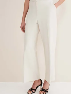 Trousers & Shorts^Phase Eight Celyn Wide Leg Trousers Almond