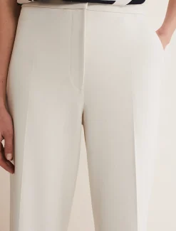 Trousers & Shorts^Phase Eight Celyn Wide Leg Trousers Almond