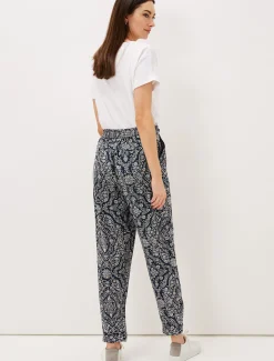 Trousers & Shorts^Phase Eight Charlene Paisley Jogger Cherry/Multi