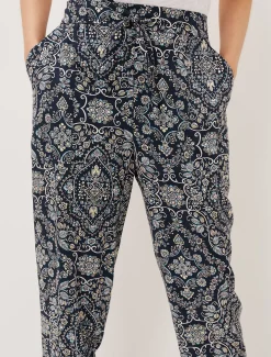 Trousers & Shorts^Phase Eight Charlene Paisley Jogger Cherry/Multi
