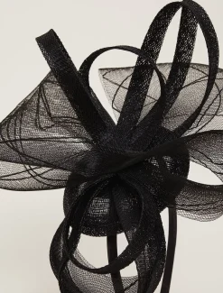 Fascinators & Hats^Phase Eight Crin Bow Headband Black
