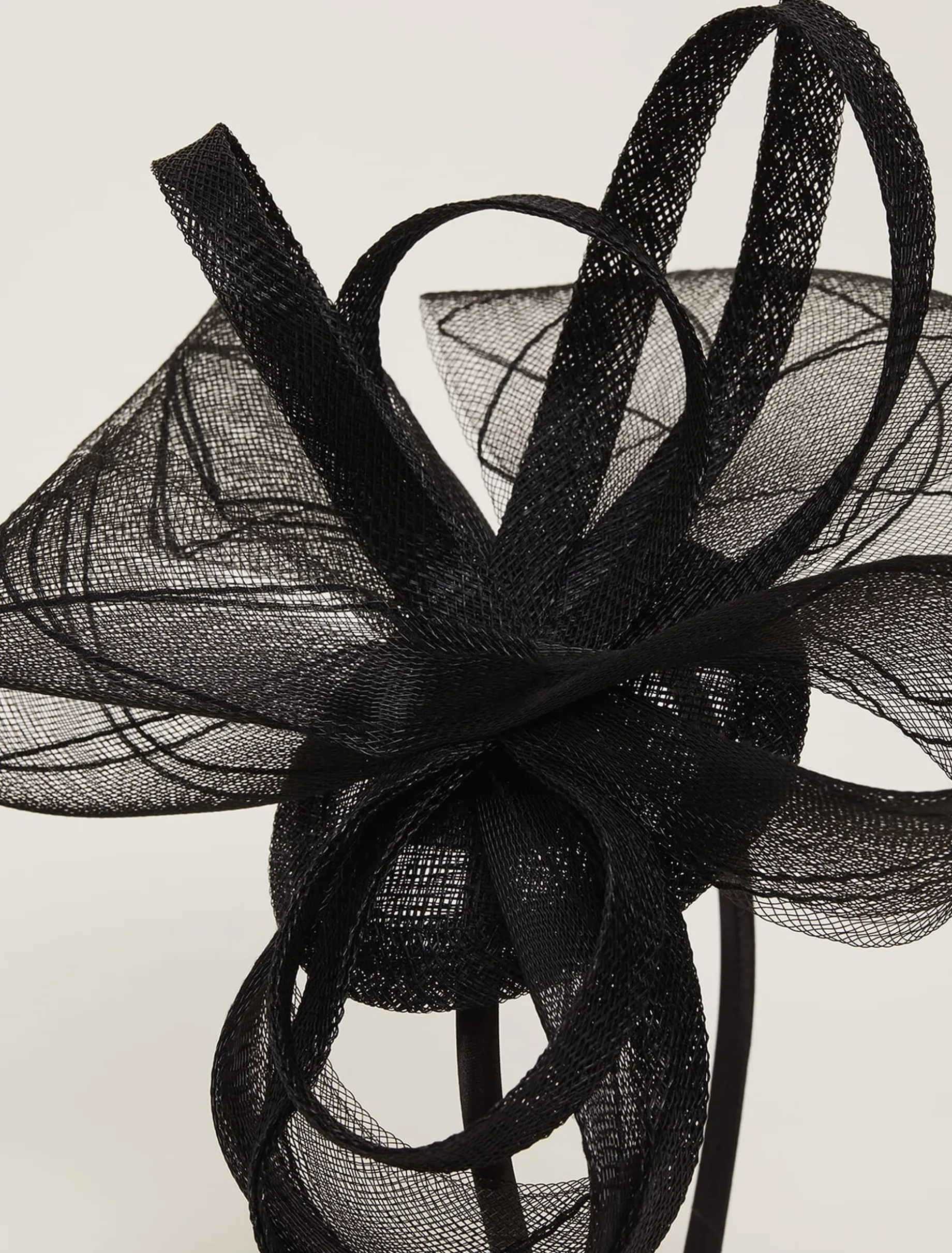 Fascinators & Hats^Phase Eight Crin Bow Headband Black