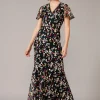 Dresses^Phase Eight Daiva Embroidered Fishtail Dress Black/Multi