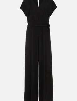 Dresses^Phase Eight Dania Wide Leg Jersey Jumpsuit Black