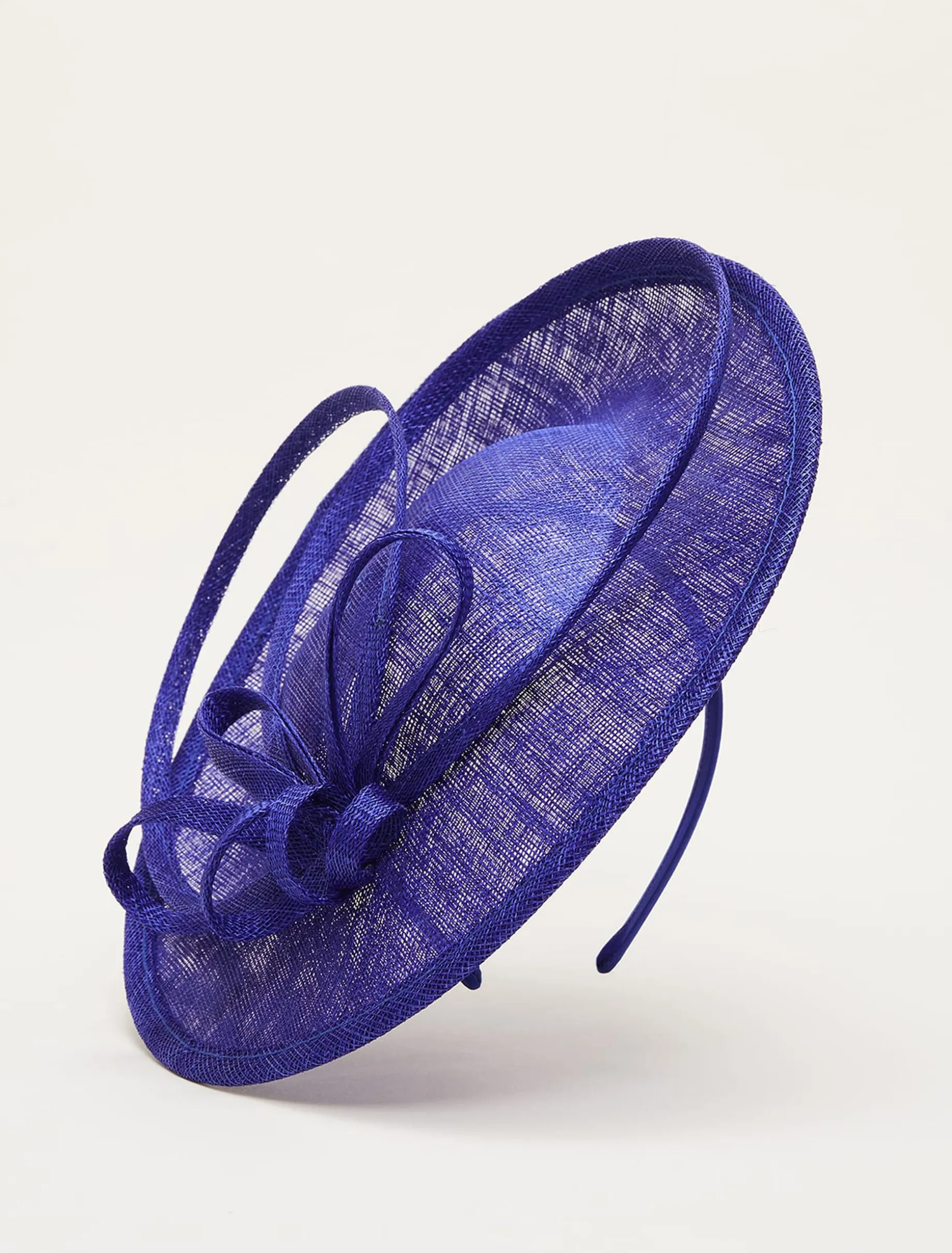 Fascinators & Hats^Phase Eight Double Loop Disc Fascinator Cobalt