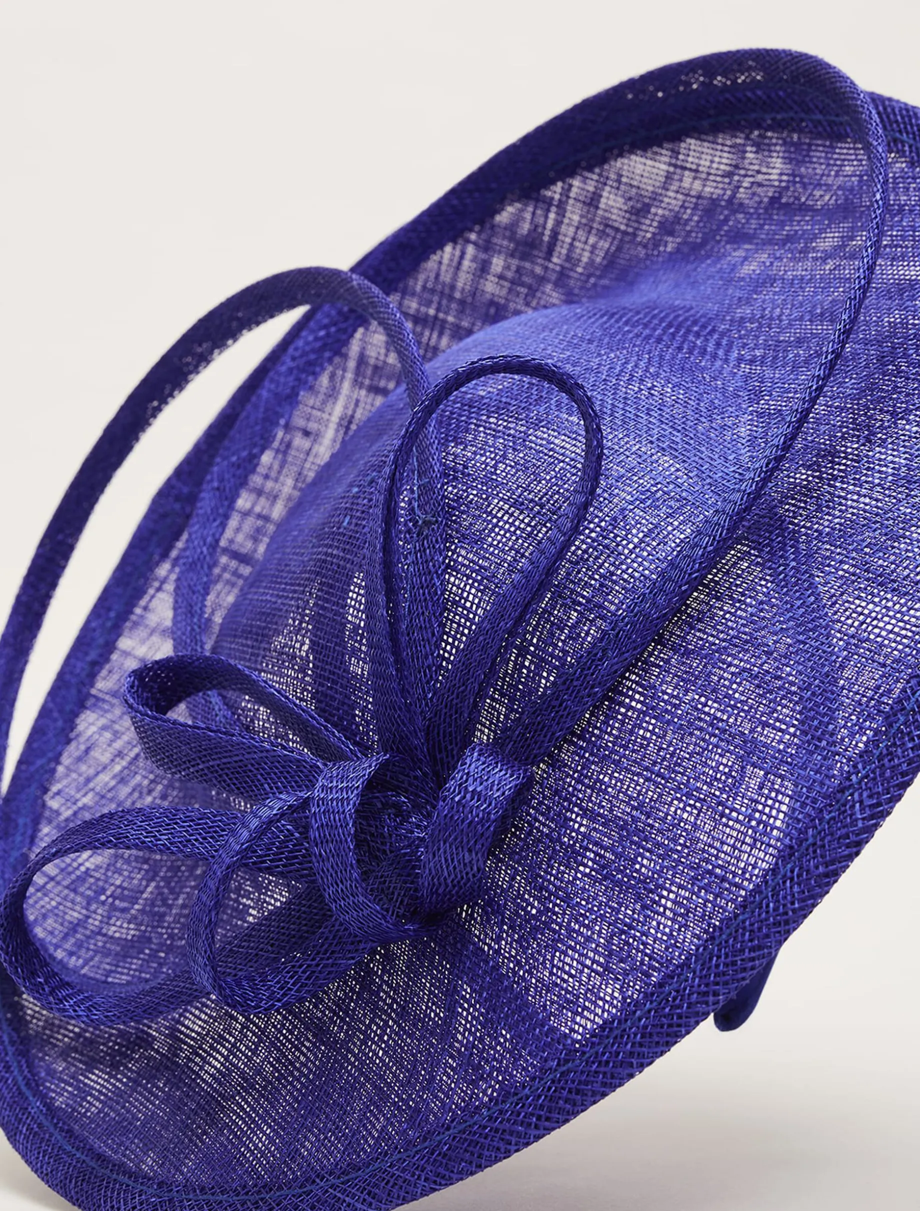 Fascinators & Hats^Phase Eight Double Loop Disc Fascinator Cobalt