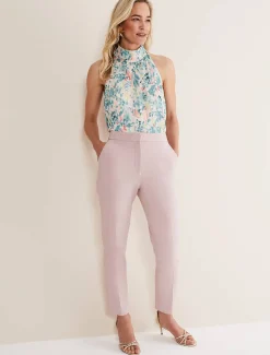 Trousers & Shorts^Phase Eight Eira Cigarette Trousers Pale Pink