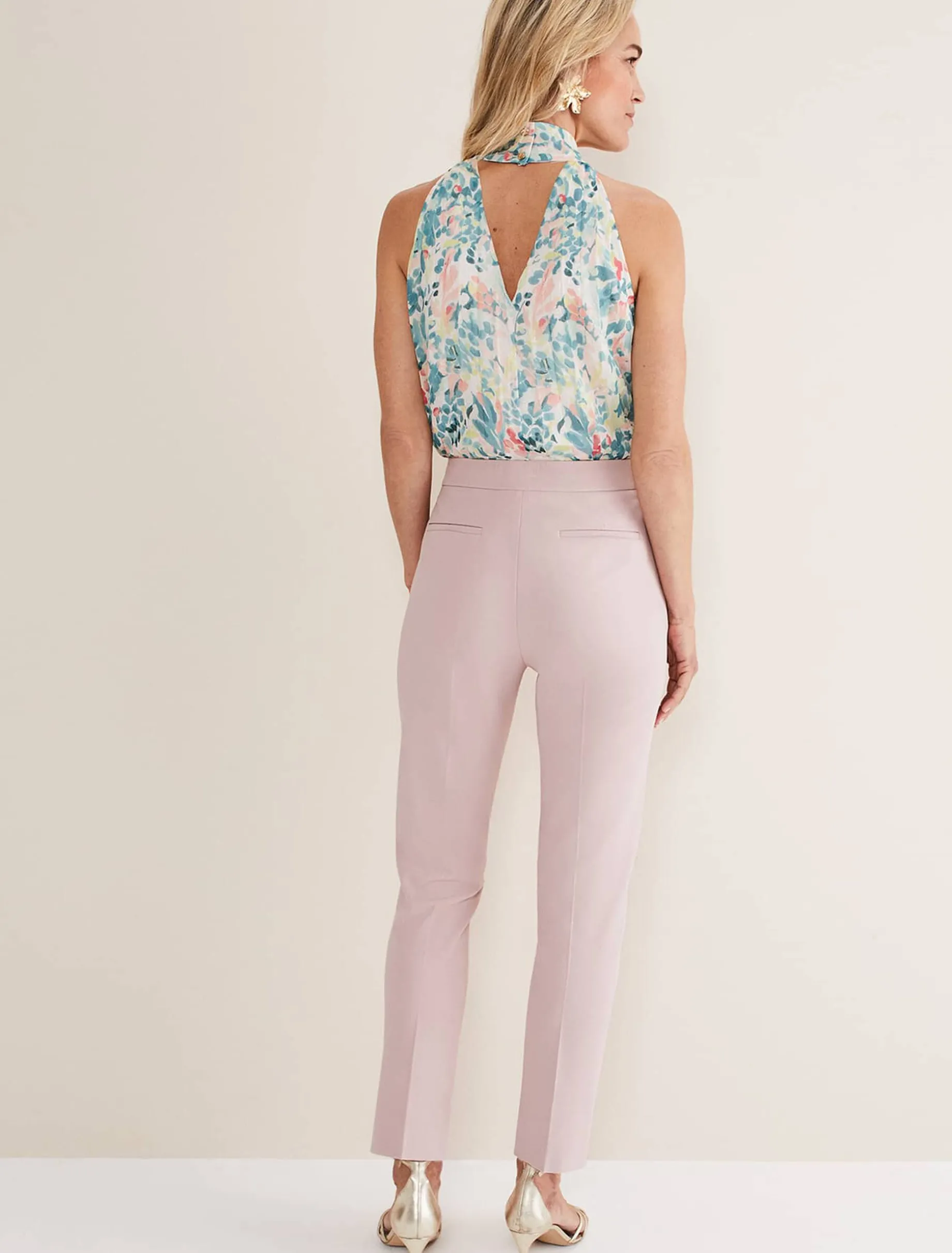 Trousers & Shorts^Phase Eight Eira Cigarette Trousers Pale Pink