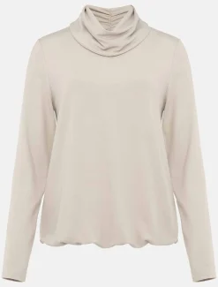 Tops & T-Shirts^Phase Eight Elia Cowl Neck Blouson Top Stone