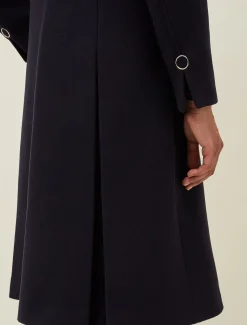 Coats^Phase Eight Evie-Rose Fit & Flare Wool Coat Navy