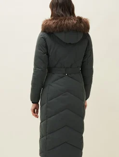 Coats^Phase Eight Gabby Maxi Puffer Coat Green