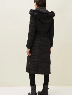 Coats^Phase Eight Georgie Maxi Puffer Coat Black