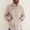 Coats^Phase Eight Heidi Reversible Shacket Mink